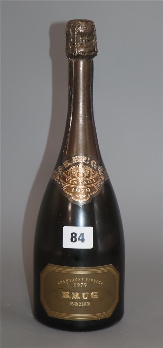 A bottle of Krug champagne 1979